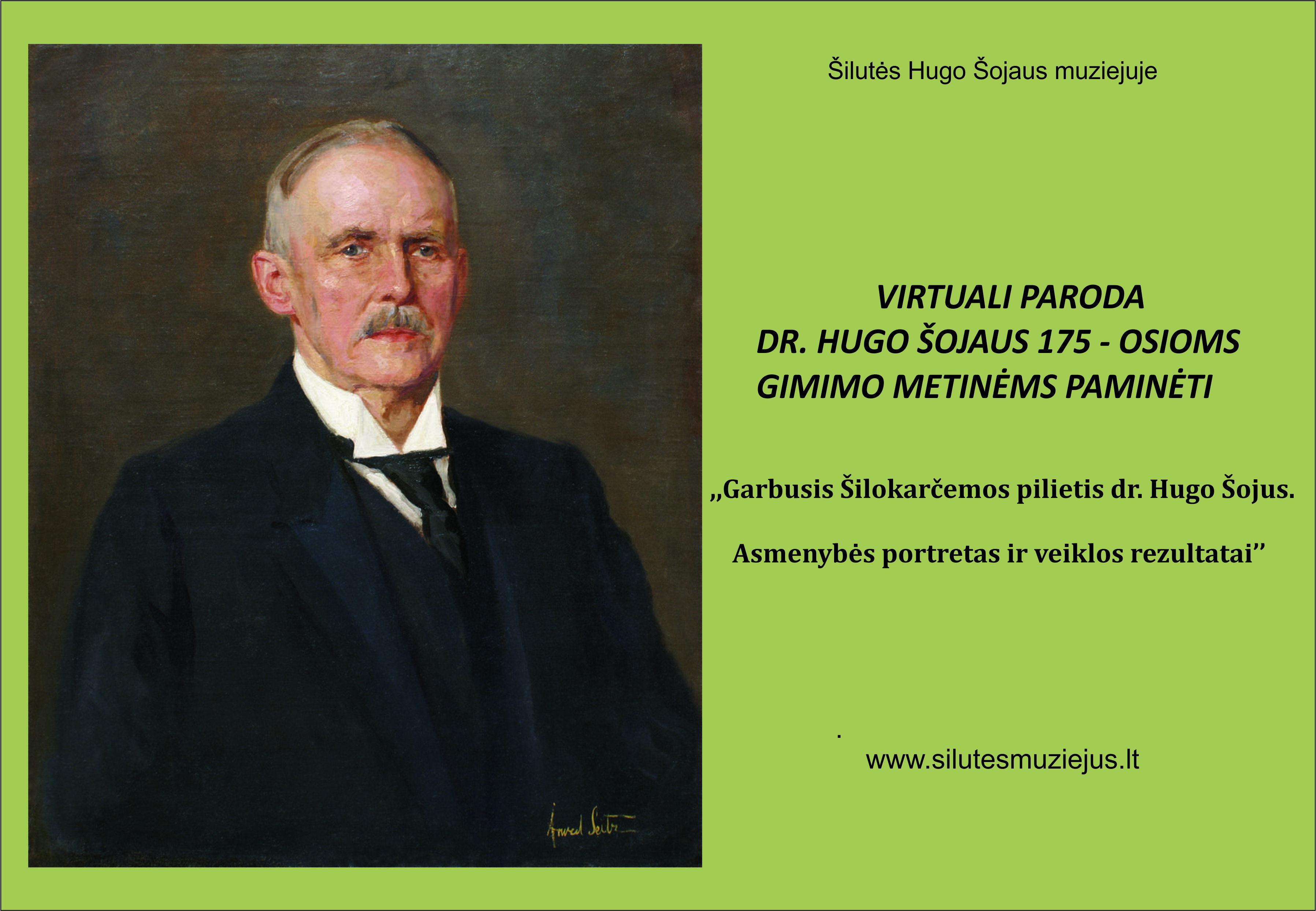 Dr. Hugo Šojaus 175–osios gimimo metinės