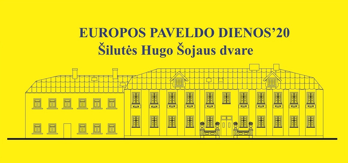 Europos paveldo dienos ’20 Šilutės Hugo Šojaus dvare