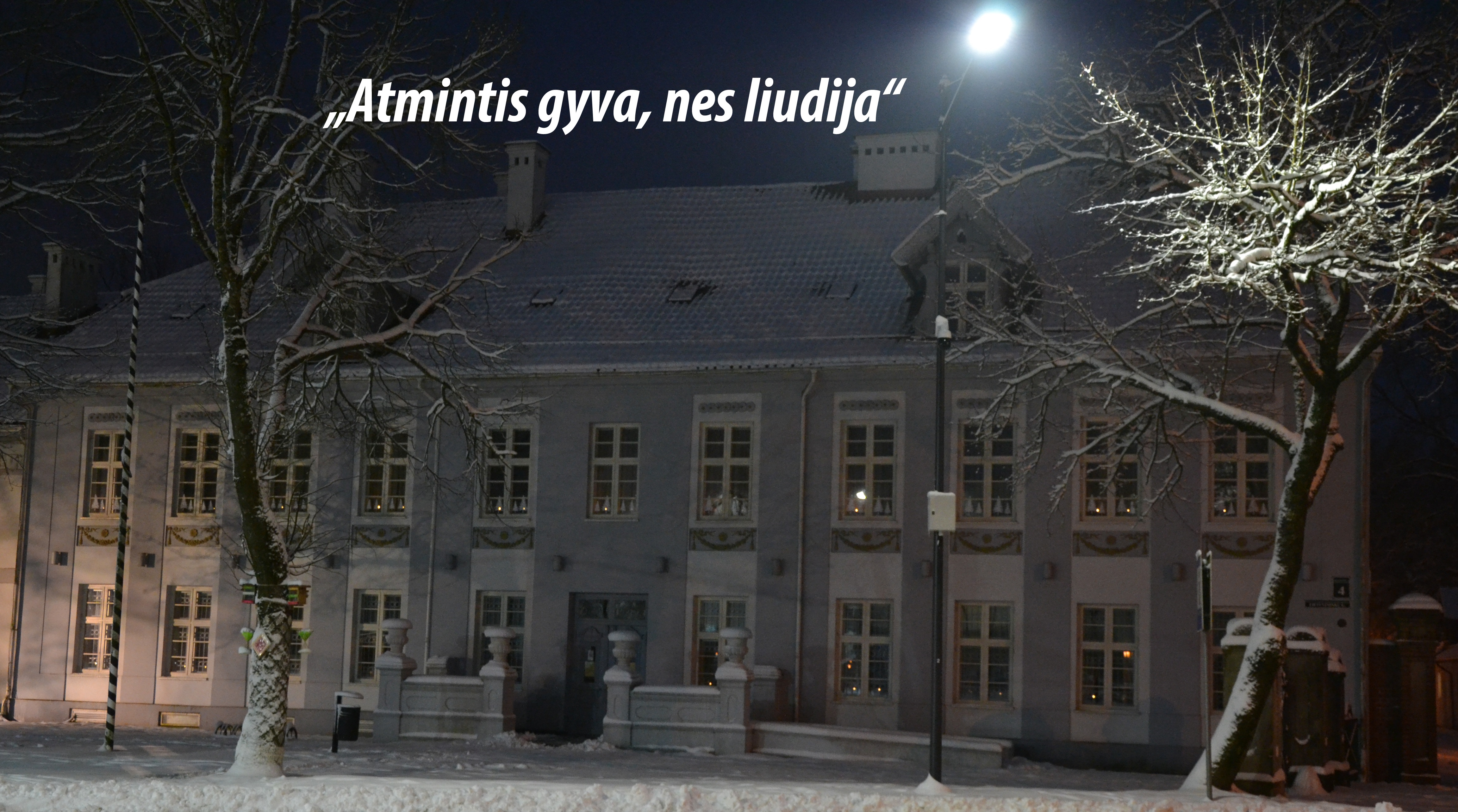 Pilietinė akcija „Atmintis gyva, nes liudija“