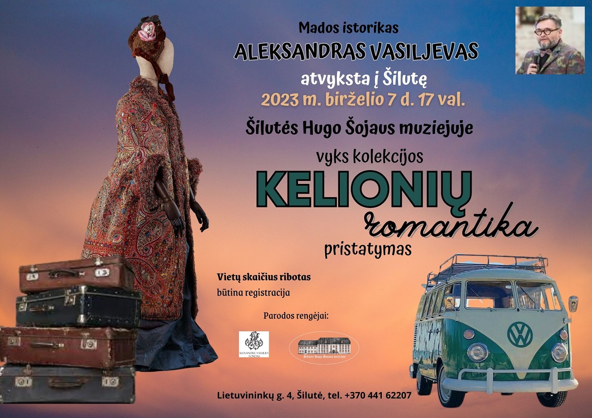 Birželio 7 d. 17 val. Šilutės Hugo Šojaus muziejuje vyks parodos ,,Kelionių romantika” pristatymas!