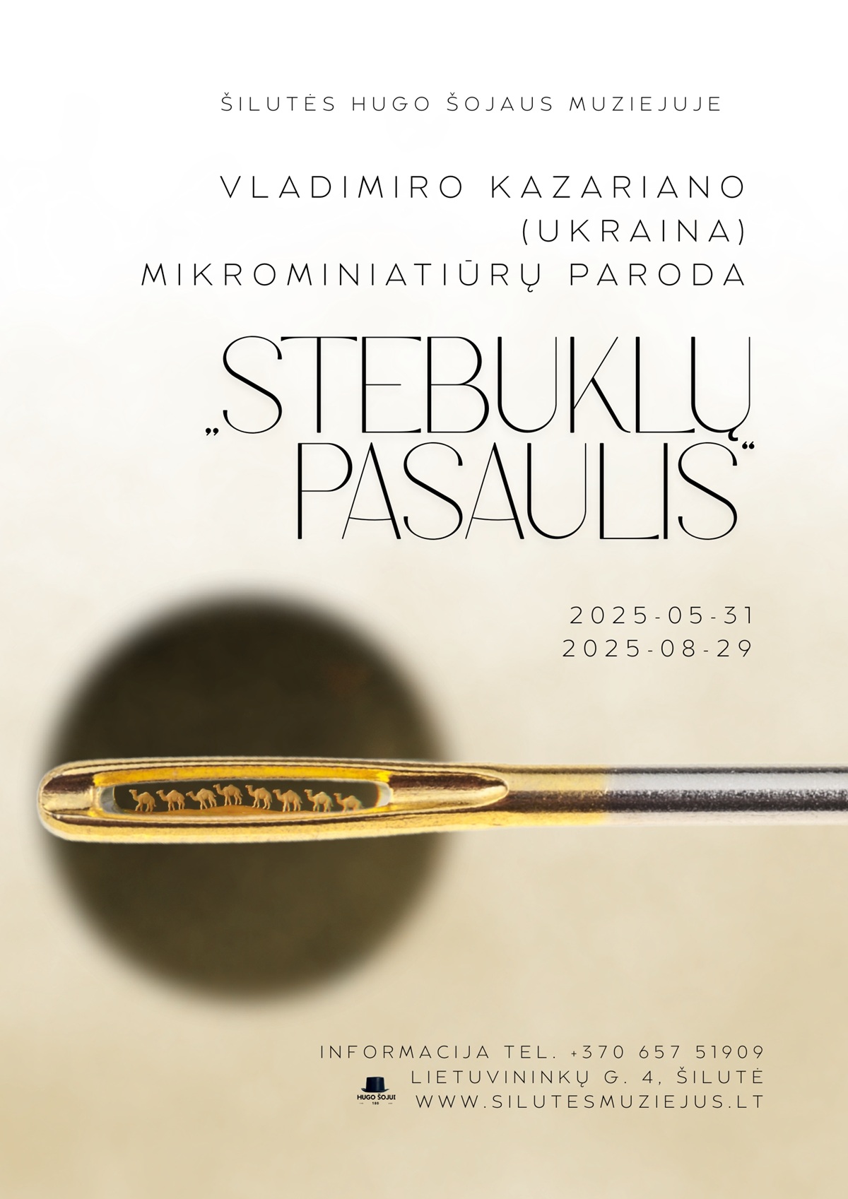 PASAULINIO GARSO UKRAINIEČIŲ DAILININKO V. KAZARIANO MIKROMINIATIŪRŲ PARODA