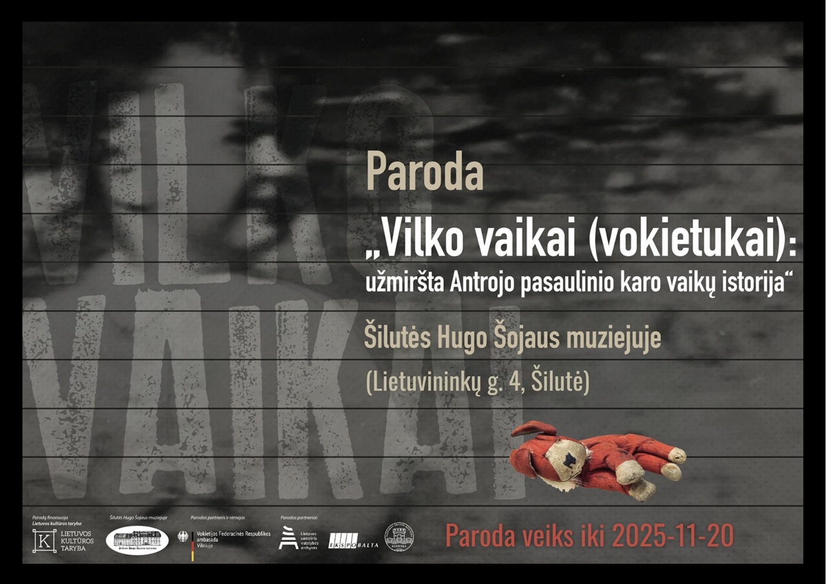 PARODA „VILKO VAIKAI (VOKIETUKAI): UŽMIRŠTA ANTROJO PASAULINIO KARO VAIKŲ ISTORIJA“