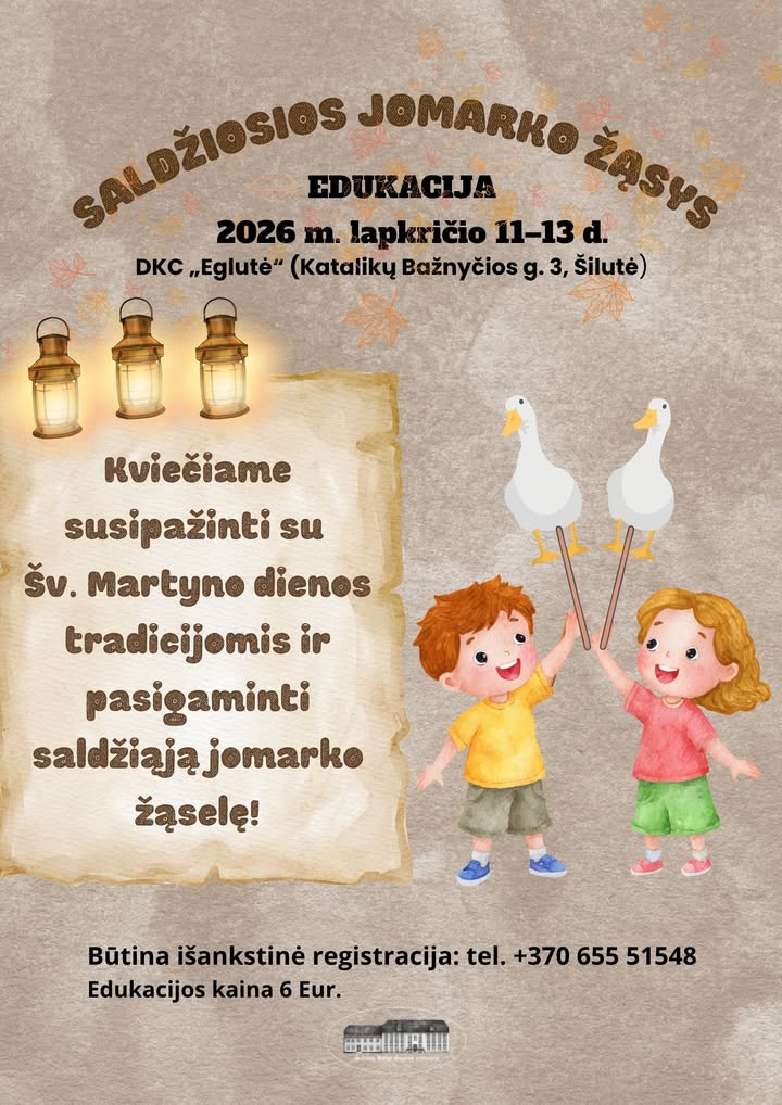 🪿 SALDŽIOSIOS JOMARKO ŽĄSYS Ar žinote, kodėl per Šv. Martyną būdavo kepama žąsis ir kokios…